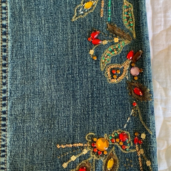 Embellished Bootcut Jeans - Picture 4 of 9